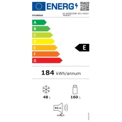 Réfrigérateur RETRO 208L  Congélateur 48L Froid statique