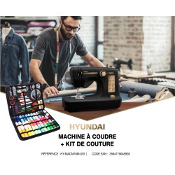 Machine à coudre TANGO 16M HYUNDAI + Kit couture