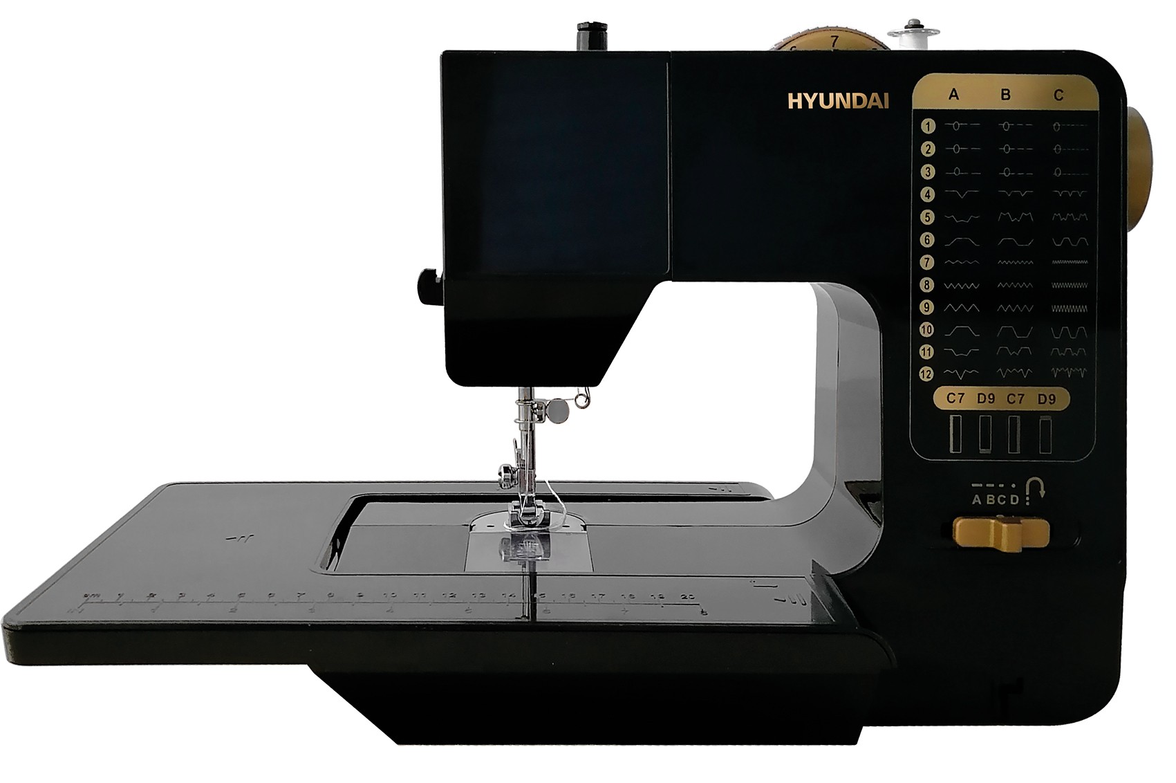 Machine à coudre HYUNDAI HY-MACM38C-002 38 points + kit de couture