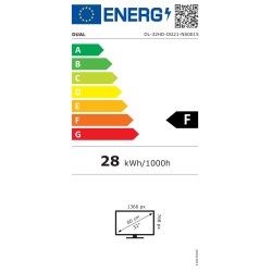 TV 32'' HD LED avec triple tuner USB et HDMI sortie casque