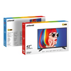 Polaroid - TV LED 42’’ Full HD - 2 HDMI 2 USB 2.0 - Sortie Casque - CI+