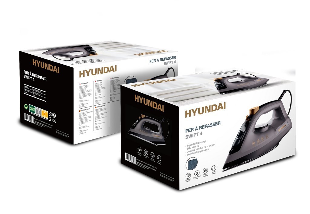 Fer à repasser Hyundai Swift 4 + Tapis de repassage - 2400W Noir à Prix  Carrefour