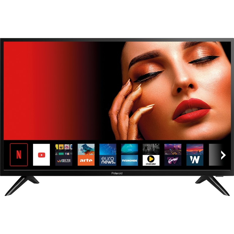 POLAROID - SMART TV LED HD 32'' (80cm) - WIFI - NETFLIX - SCREENCAST - 2x HDMI - 2x USB PVR 2.0 