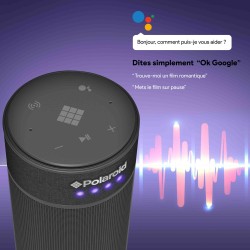 Enceinte Audio POLAROID Sam HQ Sound avec assistant Google