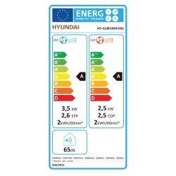 Climatiseur mobile HYUNDAI 12000 BTU - Classe A - Système à auto-évaporation