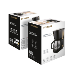  HYUNDAI -cafetière AROMA SAGOMATO - RESERVOIR 1.5L - Fonction Maintient au chaud -Arrêt automatique