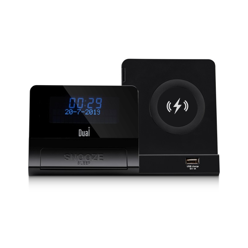 Station radio réveil numérique Bluetooth DAB/FM charge sans fil à induction
