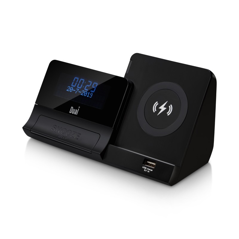 Radio réveil avec Haut - Parleurs Bluetooth, Radio FM, Double