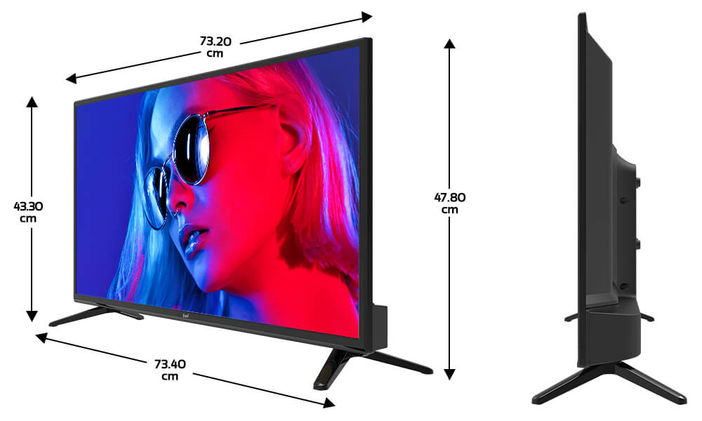 TV LED DUAL DL-32HD 32'' (80 cm) HD